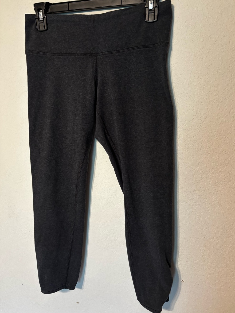 Lululemon Cropped Leggings | Size 8 | Charcoal Gray 7/8 Length